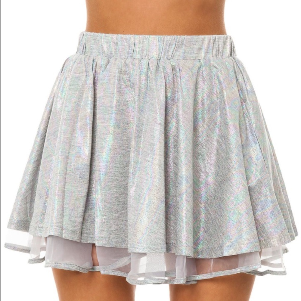 UNIF Spillz Holographic Skirt